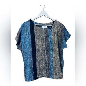 B. Bronson Textured Stripe Top – Size 16